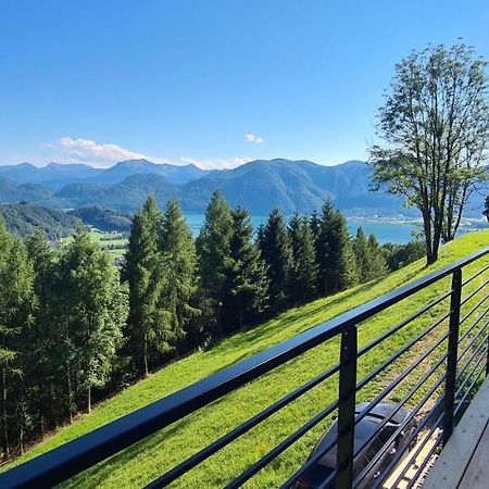 Ruhige Bergvilla In Alleinlage Am Mondsee Mit Seeblick Bergblick Und Whirlpool Innerschwand Экстерьер фото