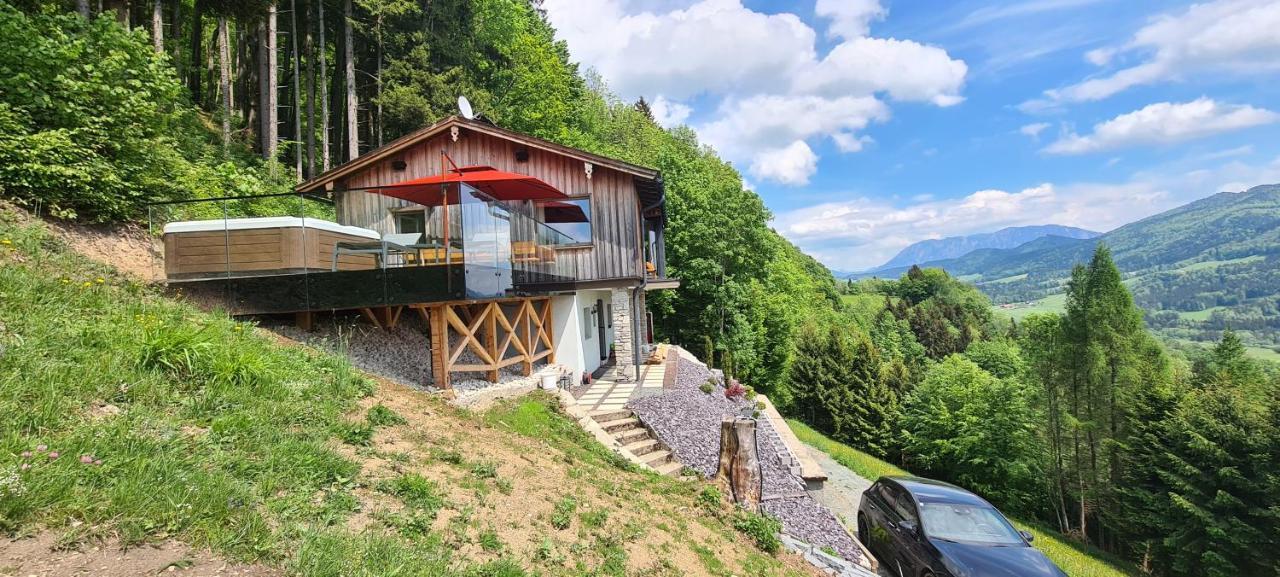 Ruhige Bergvilla In Alleinlage Am Mondsee Mit Seeblick Bergblick Und Whirlpool Innerschwand Экстерьер фото